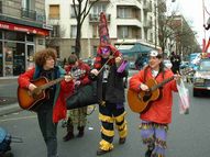 Musiciens carnavaleux