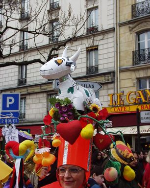 Carnaval de Paris 2002, La vache d'Agnès