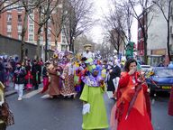 En tête du cortège