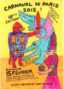 AFFICHE CARNAVAL DE PARIS 2015