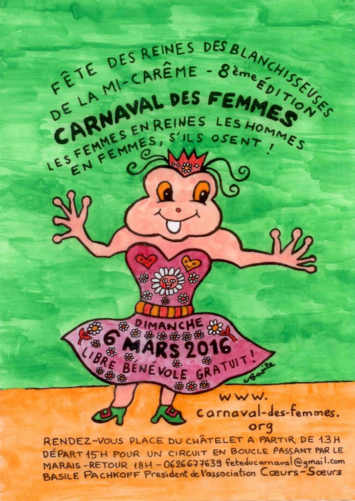 AFFICHE CARNAVAL DES FEMMES 2016