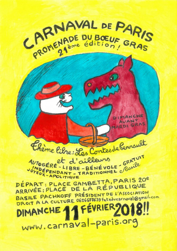 4 - AFFICHE CARNAVAL DE PARIS 2018