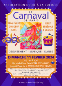 Carnaval de Paris Dimanche 11 Février 2024